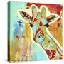 Calypso the Giraffe-Jennifer McCully-Stretched Canvas