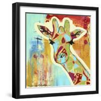 Calypso the Giraffe-Jennifer McCully-Framed Giclee Print