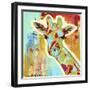 Calypso the Giraffe-Jennifer McCully-Framed Giclee Print