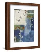 Calypso Waves-Dominique Gaudin-Framed Art Print