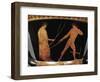 Calyx-Krater Attributed to Painter of Kleophrades, Detail of Athlete with Trainer-null-Framed Giclee Print