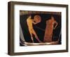 Calyx-Krater Attributed to Painter of Kleophrades, Detail of Discobolus with Trainer-null-Framed Giclee Print