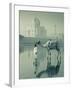 Camal and Driver, Taj Mahal, Agra, Uttar Pradesh, India-Doug Pearson-Framed Photographic Print