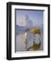 Camal and Driver, Taj Mahal, Agra, Uttar Pradesh, India-Doug Pearson-Framed Photographic Print