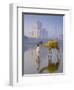 Camal and Driver, Taj Mahal, Agra, Uttar Pradesh, India-Doug Pearson-Framed Photographic Print