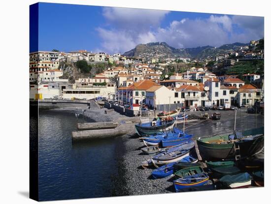 Camara De Lobos Harbour, Madeira, Portugal-Hans Peter Merten-Stretched Canvas