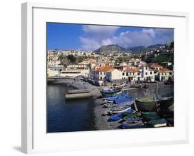 Camara De Lobos Harbour, Madeira, Portugal-Hans Peter Merten-Framed Photographic Print
