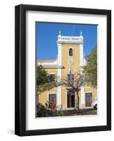 Camara Municipal da Praia. Praca Alexandre Albuquerque in Plato.-Martin Zwick-Framed Photographic Print