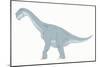 Camarasaurus Pencil Drawing with Digital Color-Stocktrek Images-Mounted Art Print