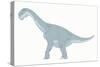 Camarasaurus Pencil Drawing with Digital Color-Stocktrek Images-Stretched Canvas