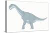 Camarasaurus Pencil Drawing with Digital Color-Stocktrek Images-Stretched Canvas