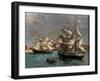 Camaret Dock-Eug?ne Boudin-Framed Giclee Print