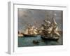 Camaret Dock-Eug?ne Boudin-Framed Giclee Print