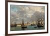 Camaret Dock-Eugène Boudin-Framed Art Print