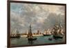 Camaret Dock-Eugène Boudin-Framed Art Print