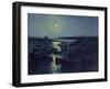 Camaret, Moonlight and Fishing Boats, 1894-Maximilien Luce-Framed Giclee Print