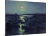 Camaret, Moonlight and Fishing Boats, 1894-Maximilien Luce-Mounted Giclee Print