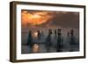 Camargue on Fire-Xavier Ortega-Framed Photographic Print