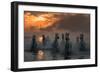 Camargue on Fire-Xavier Ortega-Framed Photographic Print