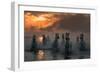 Camargue on Fire-Xavier Ortega-Framed Photographic Print