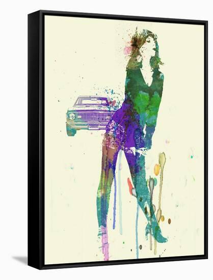 Camaro Girl-NaxArt-Framed Stretched Canvas