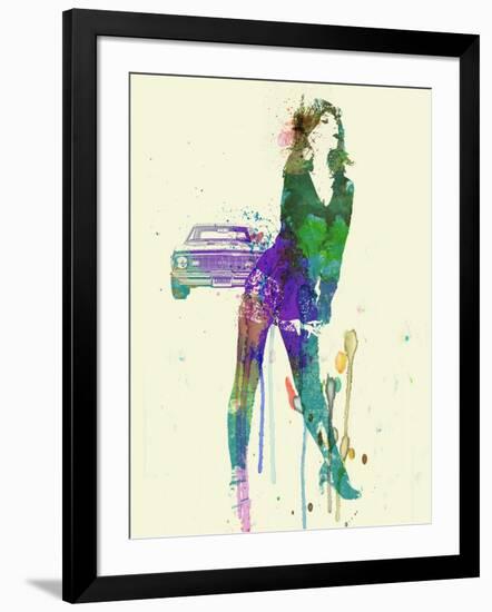 Camaro Girl-NaxArt-Framed Art Print