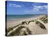 Camber Sands and Sand Dunes, Camber, East Sussex, England, United Kingdom, Europe-Stuart Black-Stretched Canvas