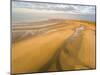 Camber Sands Beach at sunrise, Camber, near Rye, East Sussex, England, United Kingdom, Europe-Matthew Williams-Ellis-Mounted Photographic Print