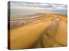 Camber Sands Beach at sunrise, Camber, near Rye, East Sussex, England, United Kingdom, Europe-Matthew Williams-Ellis-Stretched Canvas