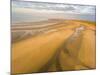 Camber Sands Beach at sunrise, Camber, near Rye, East Sussex, England, United Kingdom, Europe-Matthew Williams-Ellis-Mounted Photographic Print