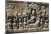 Cambodia, Angkor, Ankor Vat, Bas-Relief at Leper King Terrace-null-Mounted Giclee Print