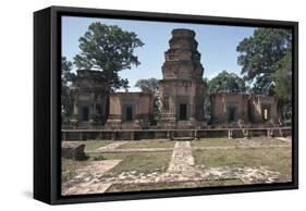 Cambodia, Angkor, Temple of Prasat Kravan-null-Framed Stretched Canvas