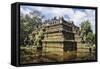 Cambodia, Angkor Thom, Siem Reap Province. the Ruins of the Phimeanakas Hindu Temple-Nigel Pavitt-Framed Stretched Canvas