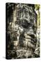 Cambodia, Angkor Wat. Angkor Thom, Bayon. Carved Faces of Lokesvara-Matt Freedman-Stretched Canvas