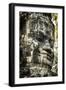 Cambodia, Angkor Wat. Angkor Thom, Bayon. Carved Faces of Lokesvara-Matt Freedman-Framed Photographic Print