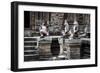 Cambodia, Angkor Wat. Banteay Srei Temple, Three Monkey Statues-Matt Freedman-Framed Photographic Print