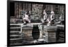 Cambodia, Angkor Wat. Banteay Srei Temple, Three Monkey Statues-Matt Freedman-Framed Photographic Print