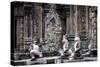 Cambodia, Angkor Wat. Banteay Srei Temple, Three Monkey Statues-Matt Freedman-Stretched Canvas