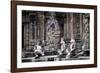 Cambodia, Angkor Wat. Banteay Srei Temple, Three Monkey Statues-Matt Freedman-Framed Photographic Print