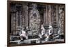 Cambodia, Angkor Wat. Banteay Srei Temple, Three Monkey Statues-Matt Freedman-Framed Photographic Print