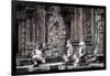 Cambodia, Angkor Wat. Banteay Srei Temple, Three Monkey Statues-Matt Freedman-Framed Photographic Print