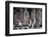 Cambodia, Angkor Wat. Banteay Srei Temple, Three Monkey Statues-Matt Freedman-Framed Photographic Print