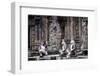 Cambodia, Angkor Wat. Banteay Srei Temple, Three Monkey Statues-Matt Freedman-Framed Photographic Print