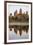 Cambodia, Angkor Wat, Siem Reap Province. the Magnificent Khmer Temple of Angkor Wat-Nigel Pavitt-Framed Photographic Print