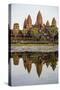 Cambodia, Angkor Wat, Siem Reap Province. the Magnificent Khmer Temple of Angkor Wat-Nigel Pavitt-Stretched Canvas