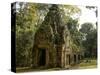 Cambodia, Angkor Wat. Small Temple-Matt Freedman-Stretched Canvas