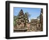 Cambodia, Banteay Srei, Siem Reap Province. Banteay Srei Hindu Temple.-Nigel Pavitt-Framed Photographic Print