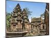 Cambodia, Banteay Srei, Siem Reap Province. Banteay Srei Hindu Temple.-Nigel Pavitt-Mounted Photographic Print