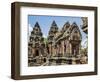 Cambodia, Banteay Srei, Siem Reap Province. Banteay Srei Hindu Temple.-Nigel Pavitt-Framed Photographic Print