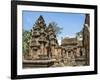 Cambodia, Banteay Srei, Siem Reap Province. Banteay Srei Hindu Temple.-Nigel Pavitt-Framed Photographic Print